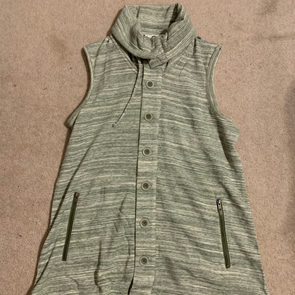Matilda Jane heathered green vest
